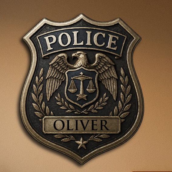 Custom Police Badge – Personalized Law Enforcement Shield