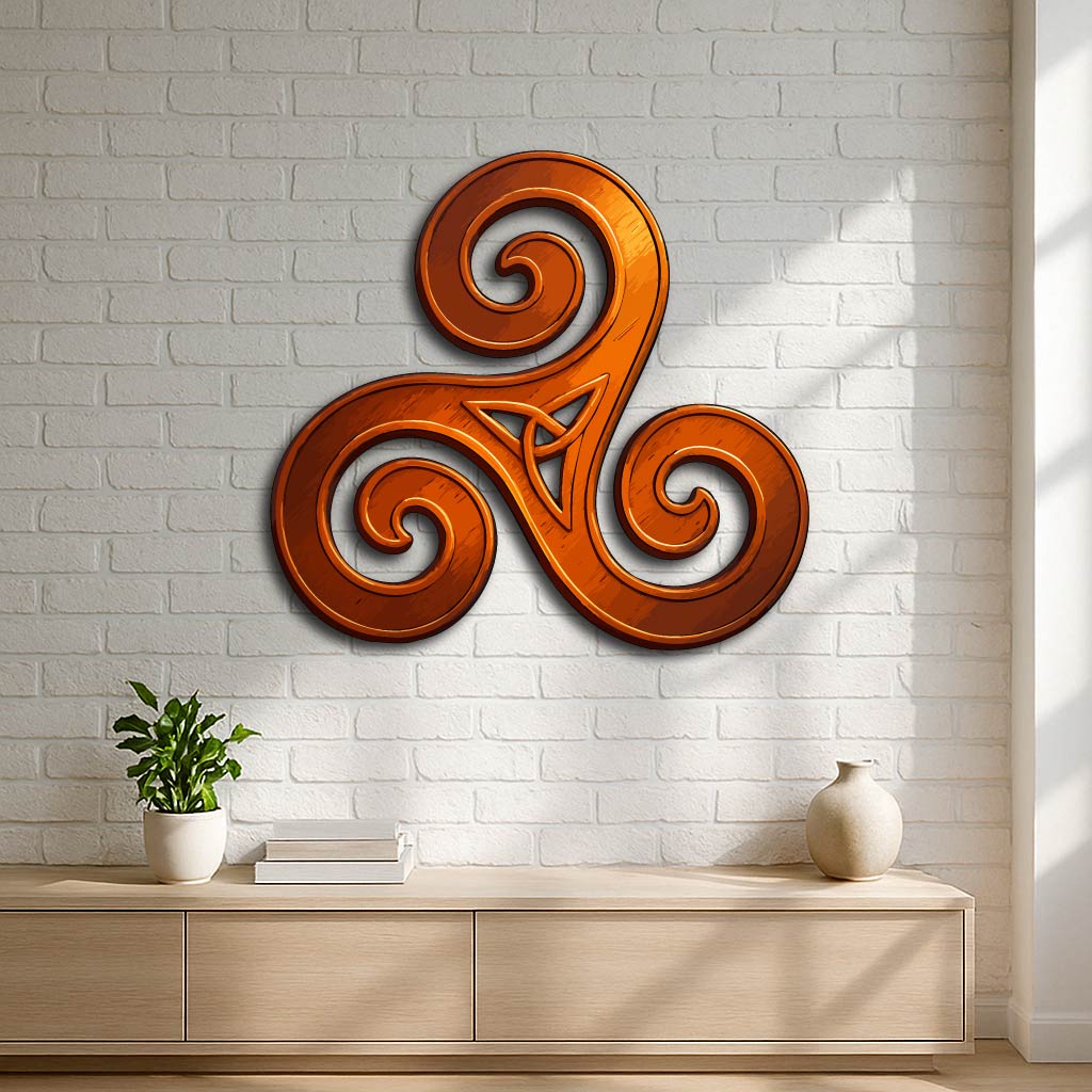 Celtic Triskelion Metal Wall Art