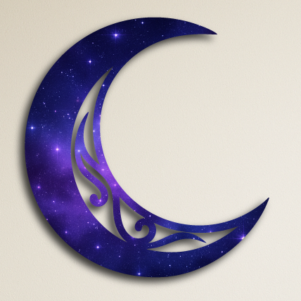 Tribal Crescent Moon
