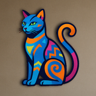 Custom Tribal Cat